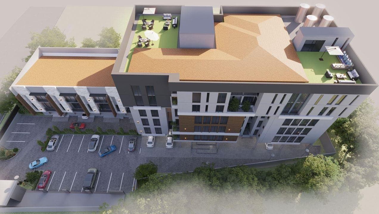 Architectural render of Hamlet Apartments, Ilasan, Lekki