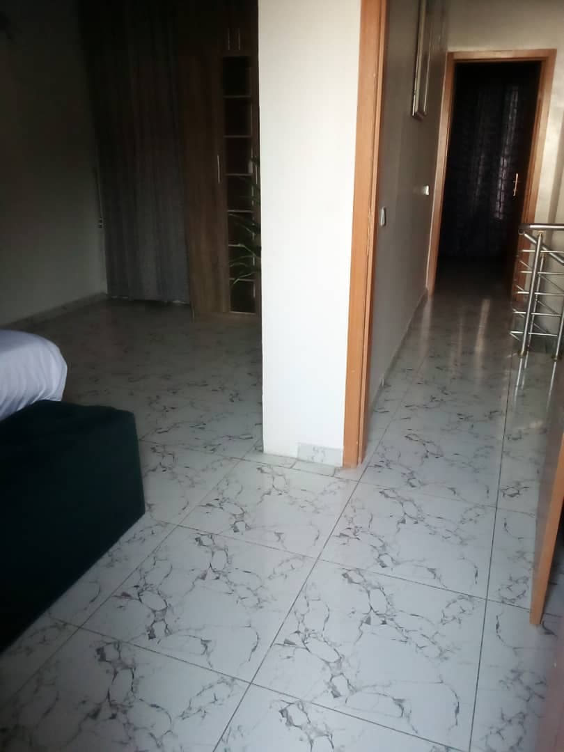 Short-let apartment bedroom